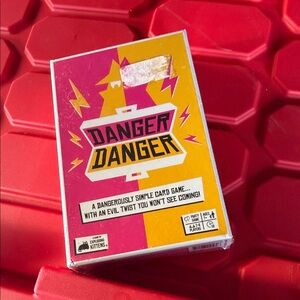 Danger Danger Card Game - Pink and Yellow